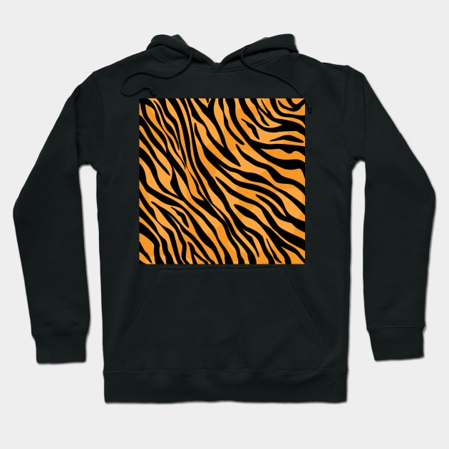 Tiger skin pattern Hoodie by Fashionlinestor